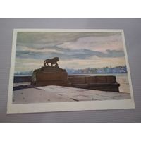 ЛЕНИНГРАД НАБЕРЕЖНАЯ НЕВЫ худ храпак.г.в.1959г
