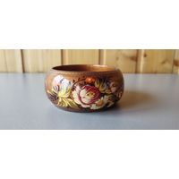 Браслет деревянный, авторская роспись