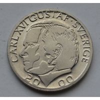 Швеция, 1 крона 2000 г.