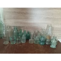 Старые бутылочки для декора