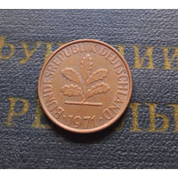 2 пфеннига 1971 (G) Германия ФРГ #05