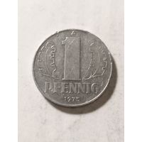 ГДР 1 пфенинг 1975