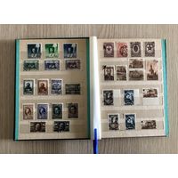 Альбом А5 с гашеными марками Царская Россия, РСФСР, СССР до 1968 г.