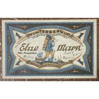 Нотгельд 1 марка 1921 год. Винтерберг. Веймарская республика