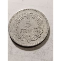 Франция 5 франков 1945