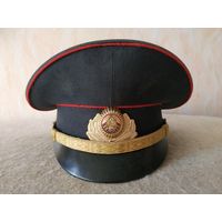 Фуражка офицерская повседневная МВД РБ. Размер - 54.