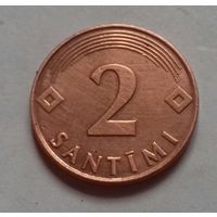 2 сантима, Латвия 2000 г.