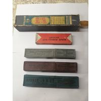 Бритвы, ремень, брусок для правки. Выпуск СССР.