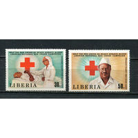 Либерия - 1979 - Красный крест. Донорство крови в Либерии - [Mi. 1105-1106] - полная серия - 2 марки. MNH.  (Лот 39JK)-TG2P48