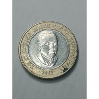 Ямайка 20 долларов 2017 года .