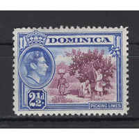 1938 Доминика /Dominica** Сбор лаймов, Георг VI  Mi#97