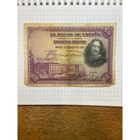 50 песет Испания 1928 г.-1001