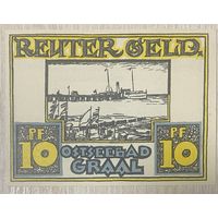 Нотгельд Грааль 10 пфеннигов 1922год. Веймарская республика