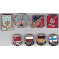 Хоккей: чемпионат мира 1986 (Москва); сборные СССР, Польши, ФРГ и Финляндии.