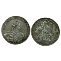 Копия Настольная медаль на коронацию Елизаветы