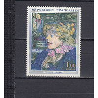 Живопись. Франция 1965. 1 марка. Michel N 1504 (0,5 е).