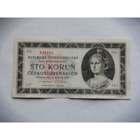 Чехословакия 100 крон 1945