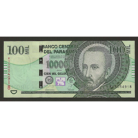 Парагвай 100000 гуарани 2024. Тип Р-240с. Состояние UNC