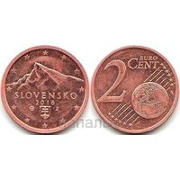 Словакия 2 евроцента 2016