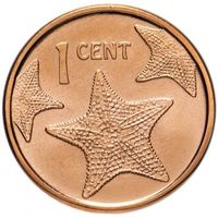 Багамы 1 цент, 2009 UNC