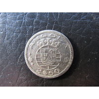 Ангола. 2,5 эскудо. 1956. С 20 копеек. Распродажа коллекции. Смотрите другие лоты.