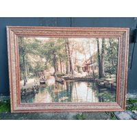 Большой, старинный Гобелен