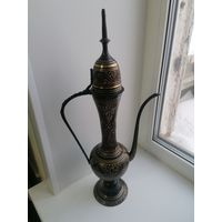 Кувшин Кумган, большой, Индия, латунь