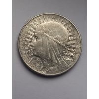 5 злотых 1933 г., Ядвига , с 1 рубля, без мц