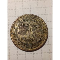 1 франк Франция 1924 год