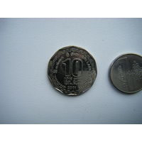 Шри-Ланка 10 рупий 2011г.