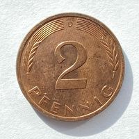 2 пфеннига 1996 D ФРГ