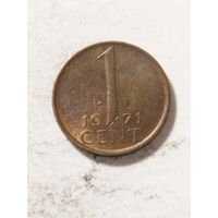 Нидерланды 1 цент 1971