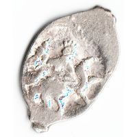 Деньга 1505-1533 Василий III Иоаннович Бюст штемпель монеты Ивана III чеканка в Москве _состояние VF/ХF