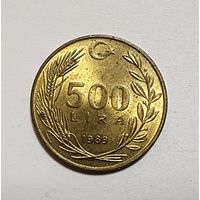 Турция 500 лир, 1989