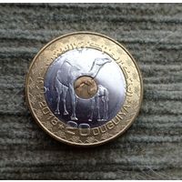 Werty71 Мавритания 20 угий 2018 Исламская Республика Мавритания верблюды Биметалл Триметалл