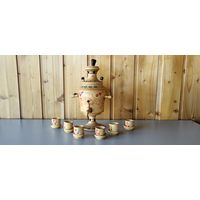 Сувенирный набор "Самовар с чашками"