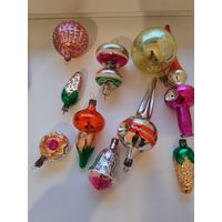 Ёлочные игрушки из СССР. 9 шт.