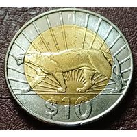 Уругвай 10 песо, 2015    ( 2-9-1 )