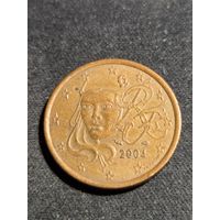 Франция 5 евроцентов 2004