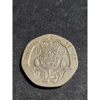 ВЕЛИКОБРИТАНИЯ 20 пенсов 1989