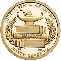США 1 доллар, 2021 D Северная Каролина Первый государственный университет UNC