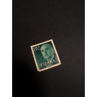 Почтовая марка Испания генерал Франко