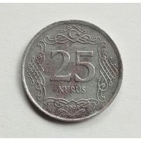 Турция. 25 куруш 2009 г.
