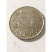 Швеция 5 крон 1988