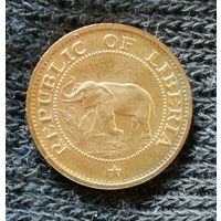 Либерия 1 цент 1974 г., KM# 13