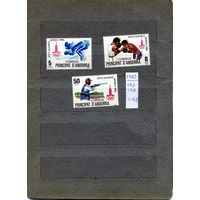 АНДОРРА, 1980, СПОРТ**, серия 3м,   чистая