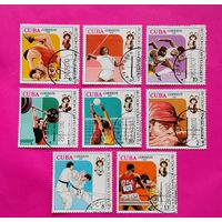 Куба. Спорт. Олимпиада. ( 8 марок ) 1980 года. 2-7.