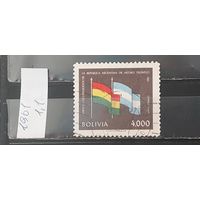 РАСПРОДАЖА. БОЛИВИЯ 1961г. Гаш.
