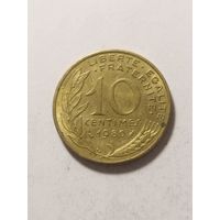 Франция 10 сантим 1980
