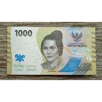 Werty71 Индонезия 1000 рупий 2022 UNC банкнота